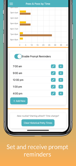 Free potty training tracker app