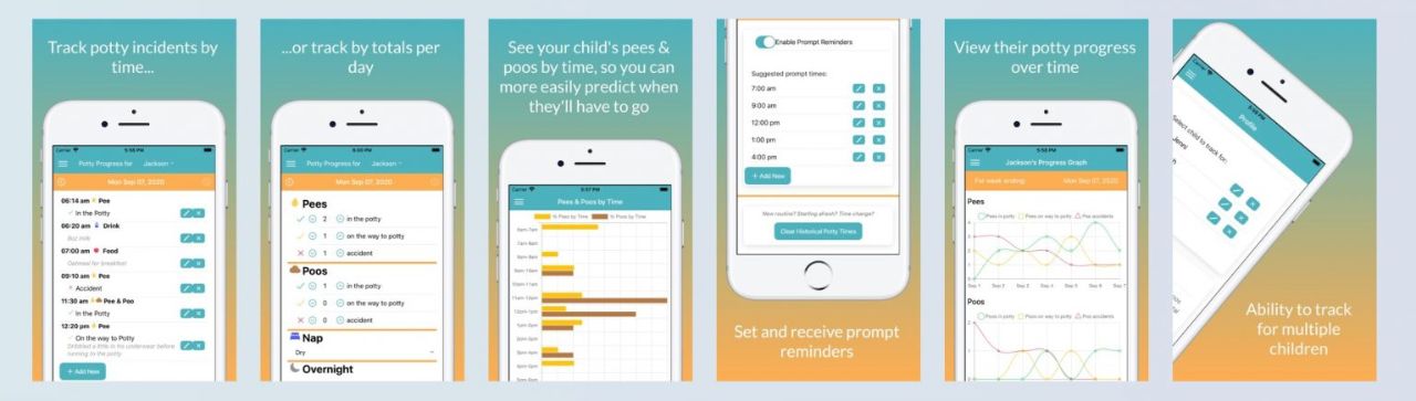 Free potty training tracker app